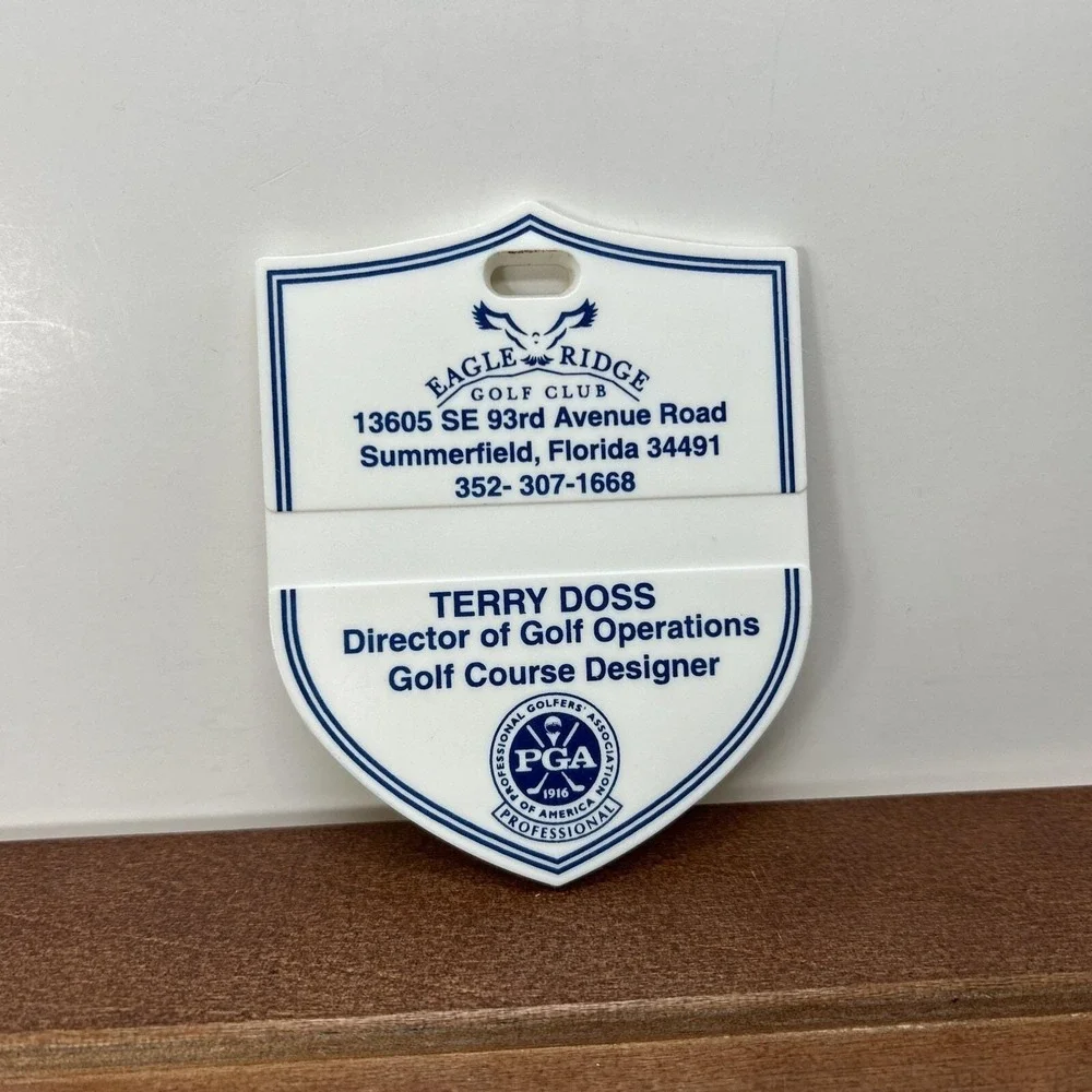 Eagle Ridge Golf Club Summerfield Florida Bag‎ Luggage Tag